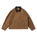 Mens Vintage Jackets West Coast Tooling Lapel Coloring Jacket vintage
