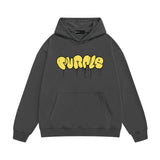 Purple Brand Hoodie Fashion Loose Hooded Sweater