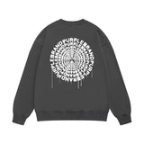 Purple Brand Sweatshirt Loose Crew Neck Sweater