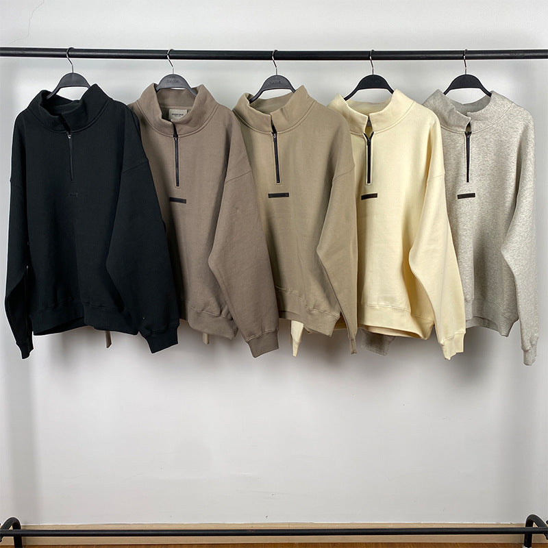 Fog Essentials Sweatshirt Half Zip Fleece Sweater