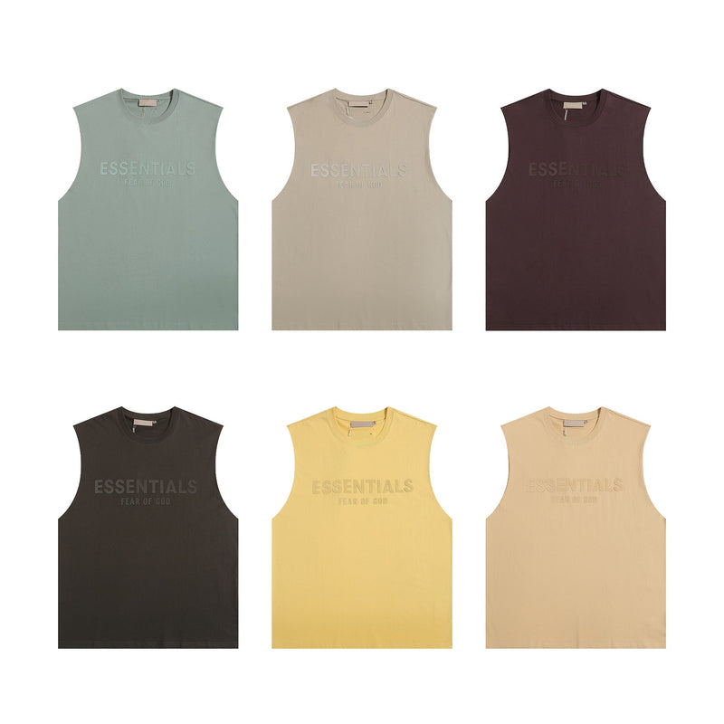 Fog Essentials tank spring summer FOG letter crew neck vest