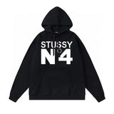Stussy Hoodie Fall/Winter Fleece Hooded Sweater