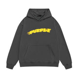 Purple Brand Hoodie Fashion Loose Hooded Sweater