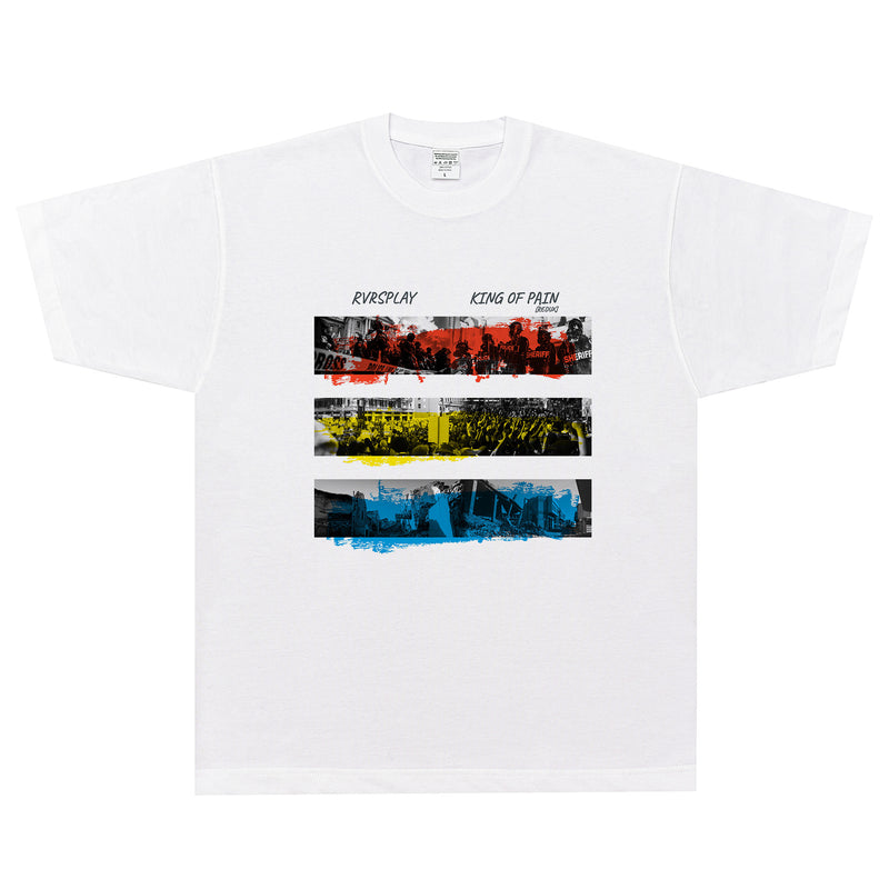 Rock Star T Shirt the Police Synchronicity T-shirt Rock Band American Retro Loose Short Sleeve