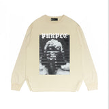 Purple Brand Long Sleeve T-Shirt Fashion Loose Long Sleeve Top