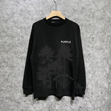 Purple Brand Long Sleeve T-Shirt Fashion Loose Long Sleeve Top