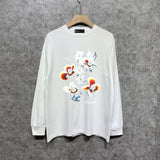 Purple Brand Long Sleeve T-Shirt Fashion Loose Long Sleeve Top