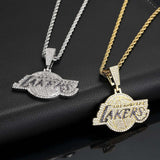 NBA Team Pendants Lakers Team Pendant Hip Hop Necklace