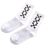 OFF OW whtie Socks XX stripe pattern