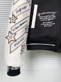 Off White Jacket Autumn/Winter OW Embroidered Hot Diamond Jacket Baseball Uniform