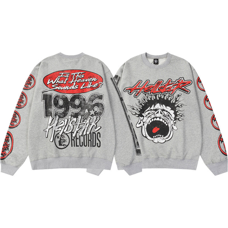 HS Hoodie Letter Print Men's and Women's Casual Sweater