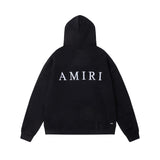 Amiri Hoodie OW Embroidery Letter Hooded Sweater for Men and Women