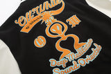 Off White Jacket Autumn/Winter OW Multi-element Logo Woolen Splicing Jacket