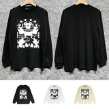 Purple Brand Long Sleeve T-Shirt Fashion Loose Long Sleeve Top