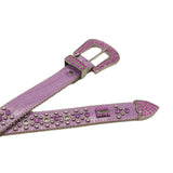 Hip-Hop Punk Rhinestone Belt for Men and Women