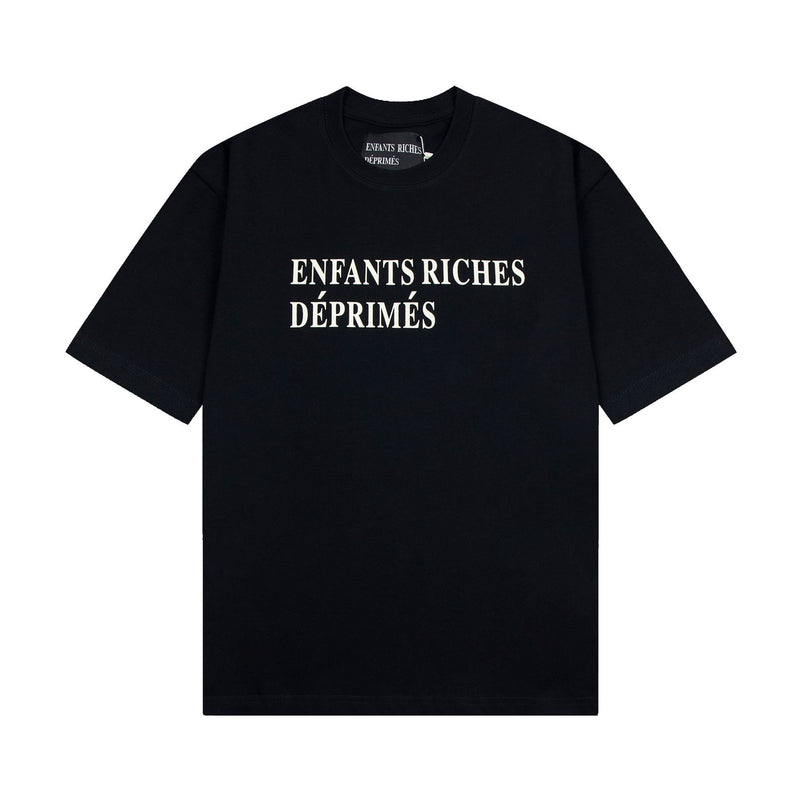ERD T Shirts Short Sleeve Logo Cartoon Print Loose