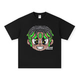 Vintage T-shirts Graffiti Trend Brand Cotton Short Sleeve T-Shirt