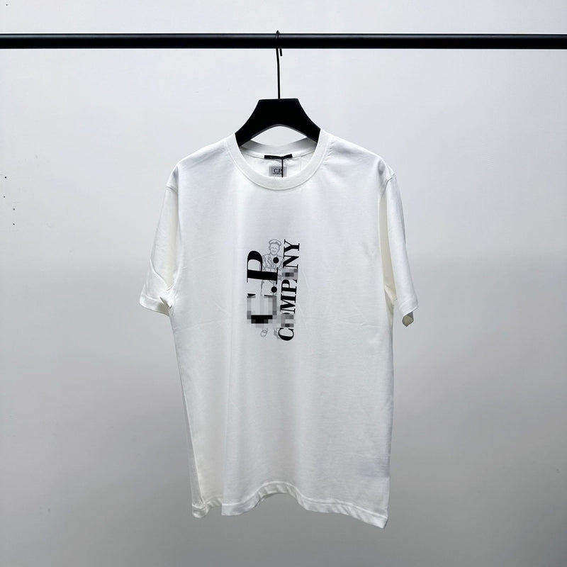 Cp Company T Shirts Summer Crew Neck Loose Short Sleeves