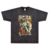 Rock Star T Shirt Suicide Silence Mitch Lucker T-shirt Rock Loose Vintage Short Sleeve