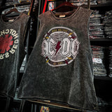 Pearl Jam T Shirts Doors Ramones Rock Washed Vintage Tank Top Cotton Sleeveless T-Shirt(Part1)