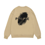 Purple Brand Sweatshirt Loose Crew Neck Sweater