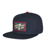 Trendy flat brimmed hat adjustable