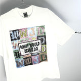 Men Vintage T-Shirts Pop Artist Co-branded with WWJD