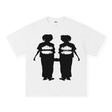 Vintage T-shirts Printed Short Sleeve T-Shirt Cotton Long Sleeve