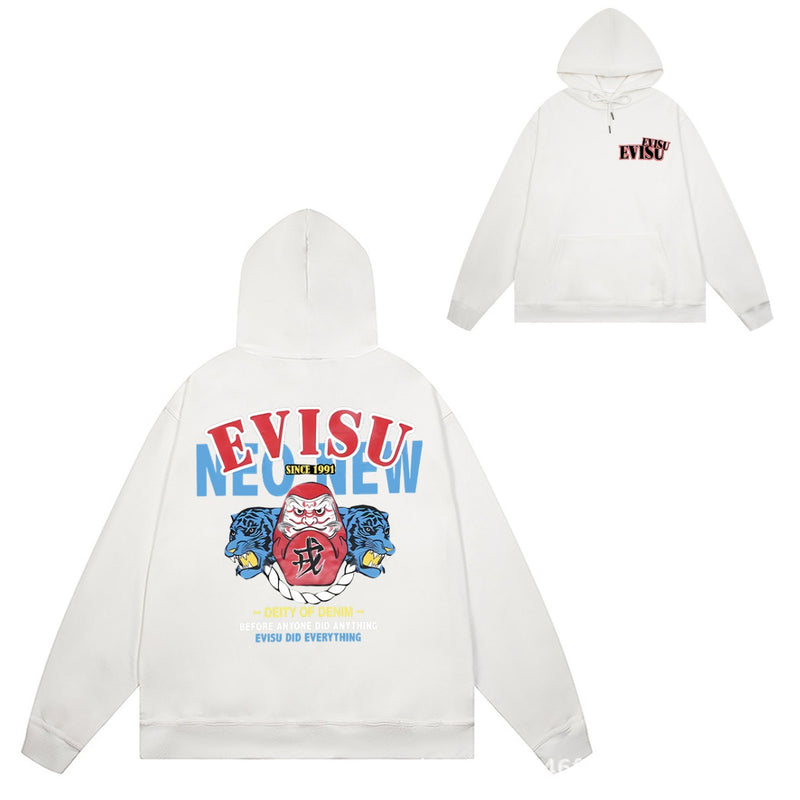 Evisu Hoodie Letter Print Male