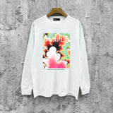 Purple Brand Long Sleeve T-Shirt Fashion Loose Long Sleeve Top