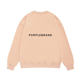 Purple Brand Sweatshirt Loose Crew Neck Sweater