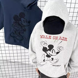 Men Vintage T-Shirts vintage worn loose casual hooded sweater