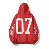 Kanye West Sunday Service Hoodie Red Rider Vintage Casual Hoodie