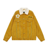 Drew House Jacket Unisex Lapel Fleece Denim Jacket