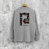 Purple Brand Long Sleeve T-Shirt Fashion Loose Long Sleeve Top