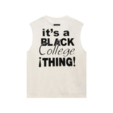 Fog Essentials tank spring summer FOG letter round neck pullover vest