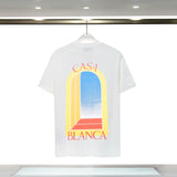 Casablanca T Shirts Rainbow Gate Alphabet