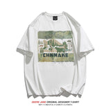 Men T-Shirts Short-Sleeved T-shirt Men Summer Pure Cotton Loose Leisure All-Matching