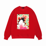 Purple Brand Sweatshirt Loose Crew Neck Sweater