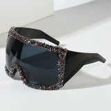 Trendy punk glasses all-in-one goggles