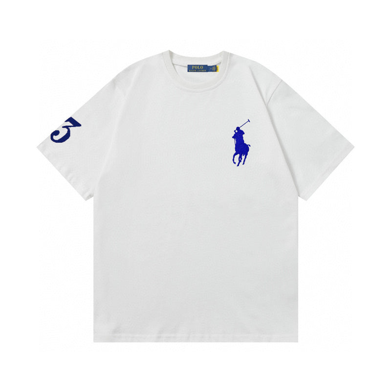 Ralph Lauren T Shirts Summer Cotton Short Sleeves