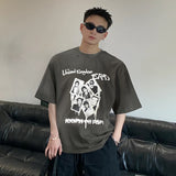 ERD T Shirts Washed Make Old Ripped T-shirt