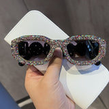 Trendy punk glasses sunshade uv protection