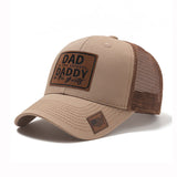 Trendy flat brimmed hat mesh breathable spring summer