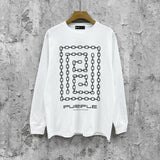 Purple Brand Long Sleeve T-Shirt Fashion Loose Long Sleeve Top