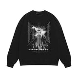 Purple Brand Sweatshirt Loose Crew Neck Sweater