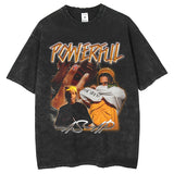 Asap Rocky T Shirts ASAPT Shirt Men's Summer Vintage Wash Short Sleeves