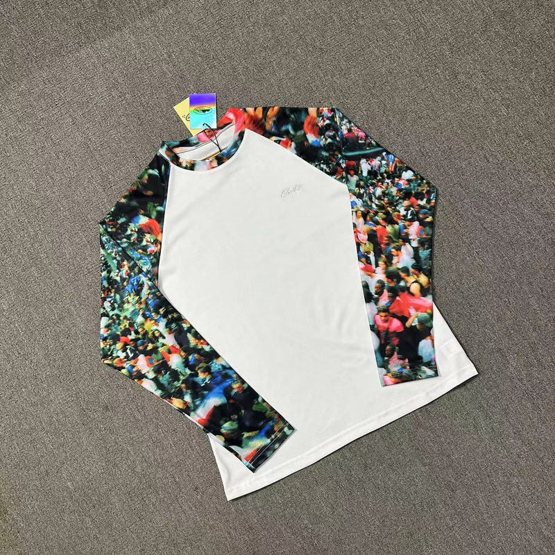 Corteiz Long Sleeved T Shirt Loose Retro Pullover for Men and Women