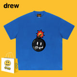 Drew T Shirts Short Sleeve T-shirt Loose Men