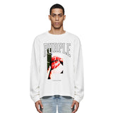 Purple Brand Long Sleeve T-Shirt Fashion Loose Long Sleeve Top